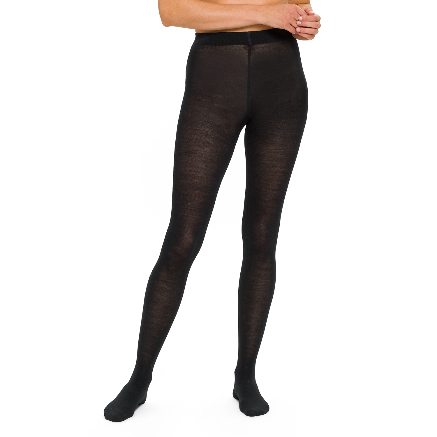 Strumpfhose aus Bio-Wolle mit Bio-Baumwolle