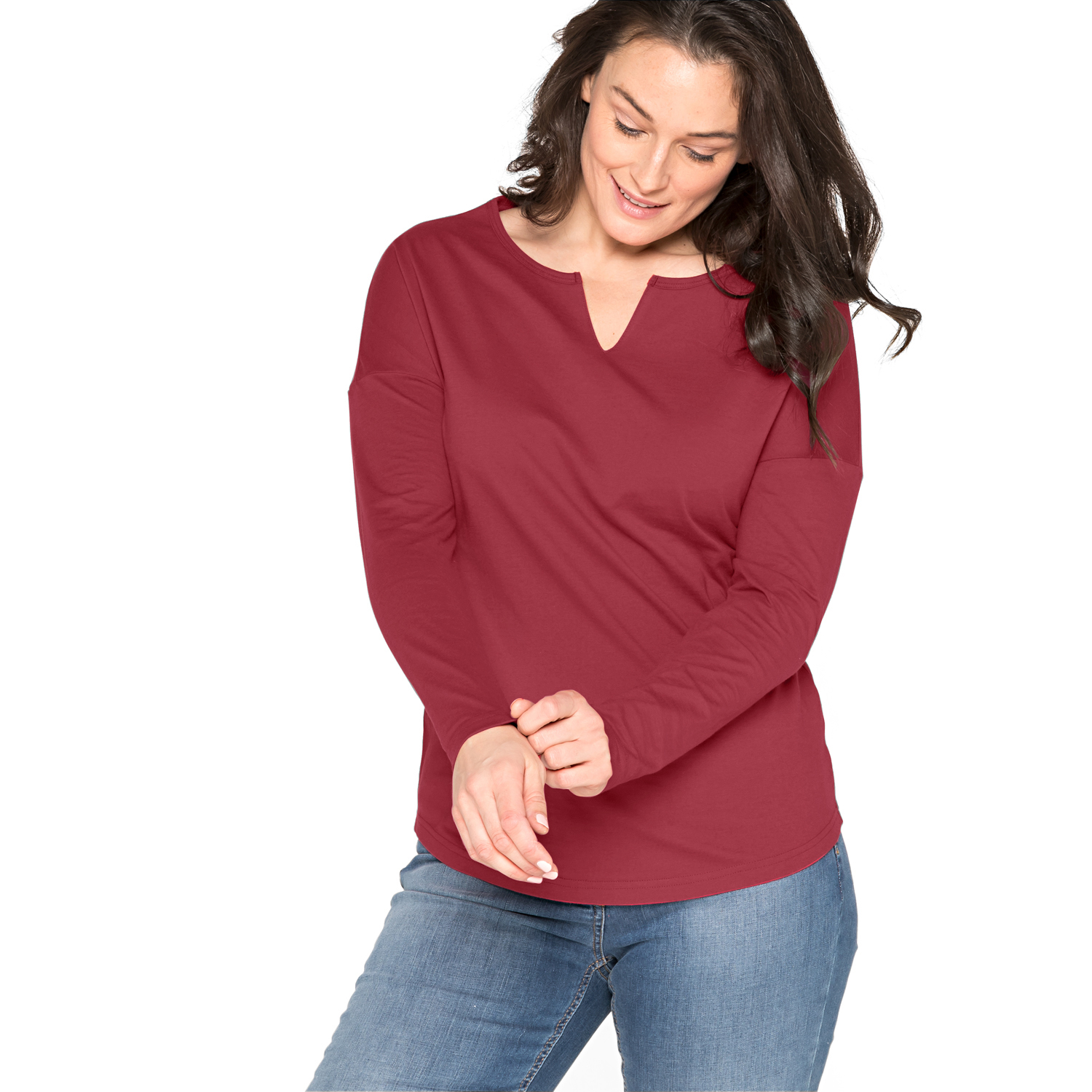 Langarmshirt aus Bio-Baumwolle