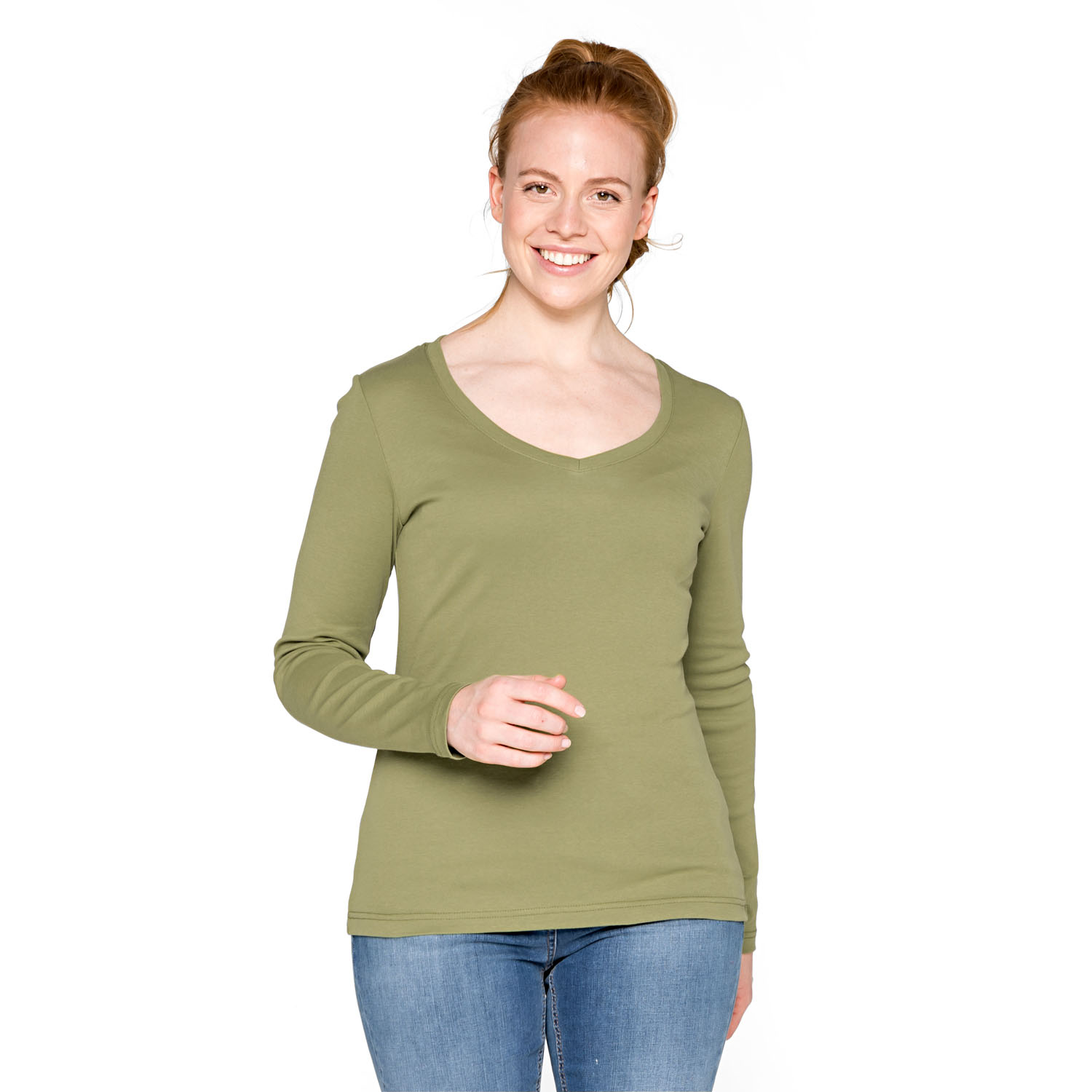 Langarmshirt aus reiner Bio-Baumwolle Langarmshirt aus reiner Bio-Baumwolle