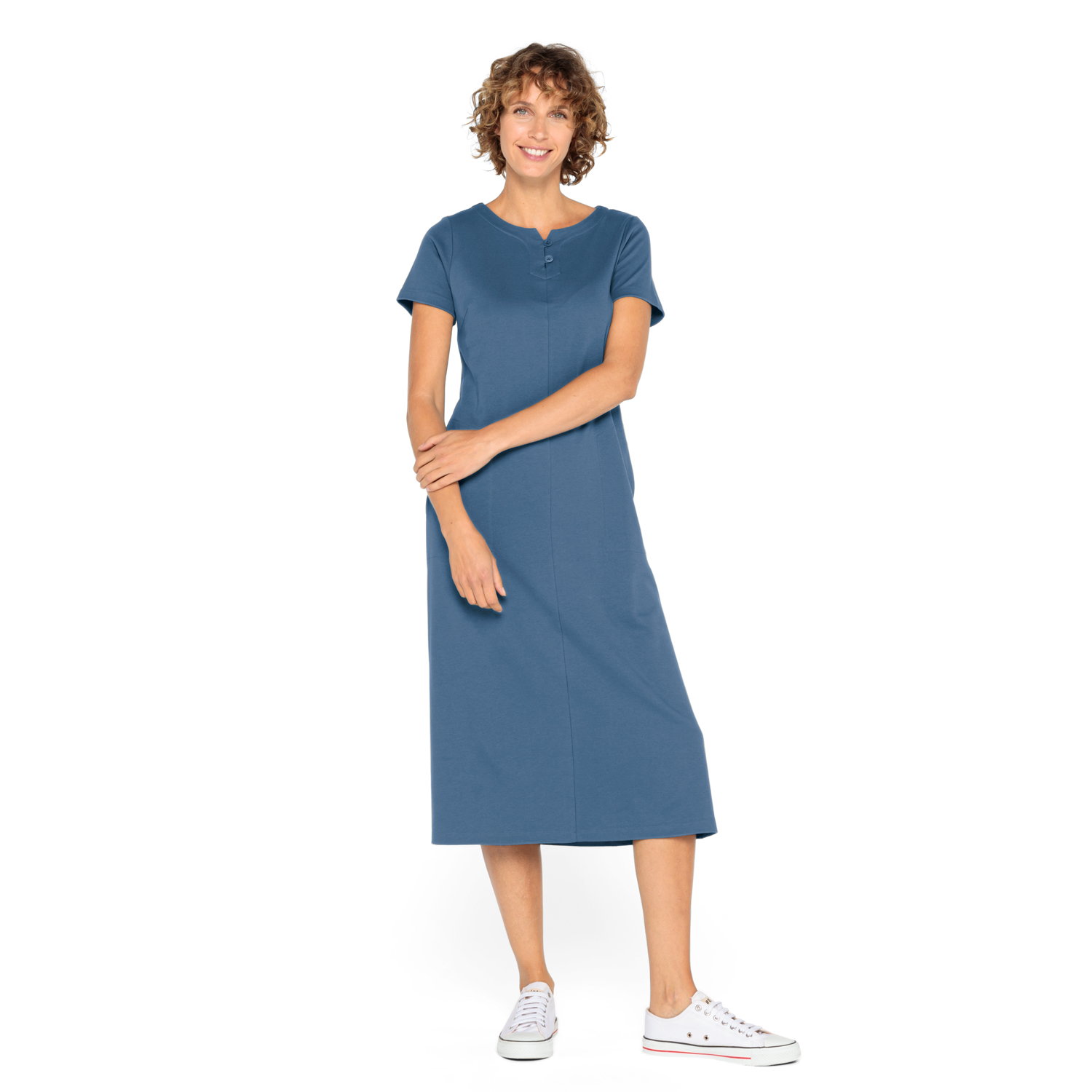 Jerseykleid lang aus reiner Bio-Baumwolle Jerseykleid lang aus reiner Bio-Baumwolle