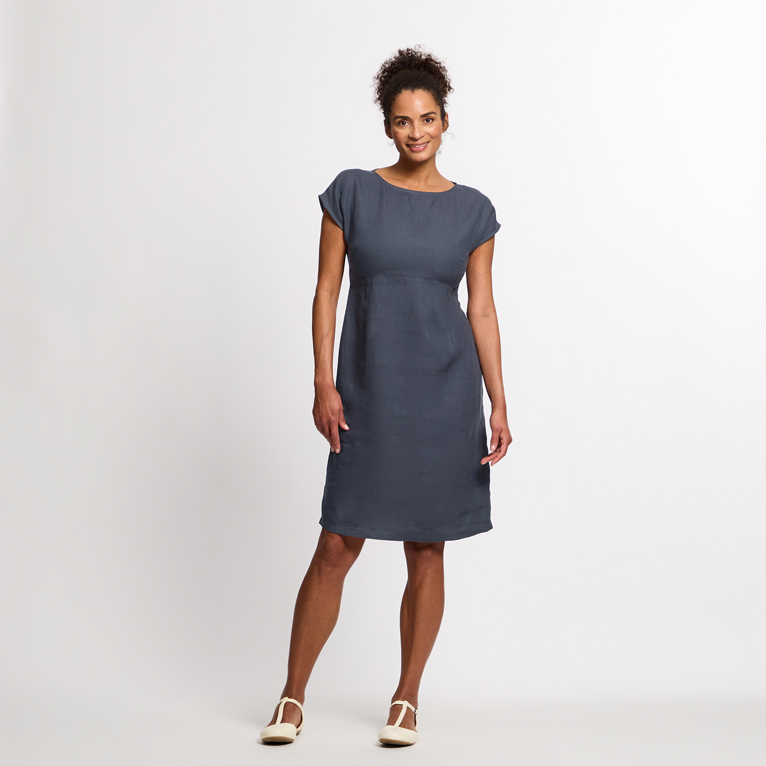 Leinenkleid aus reinem Leinen