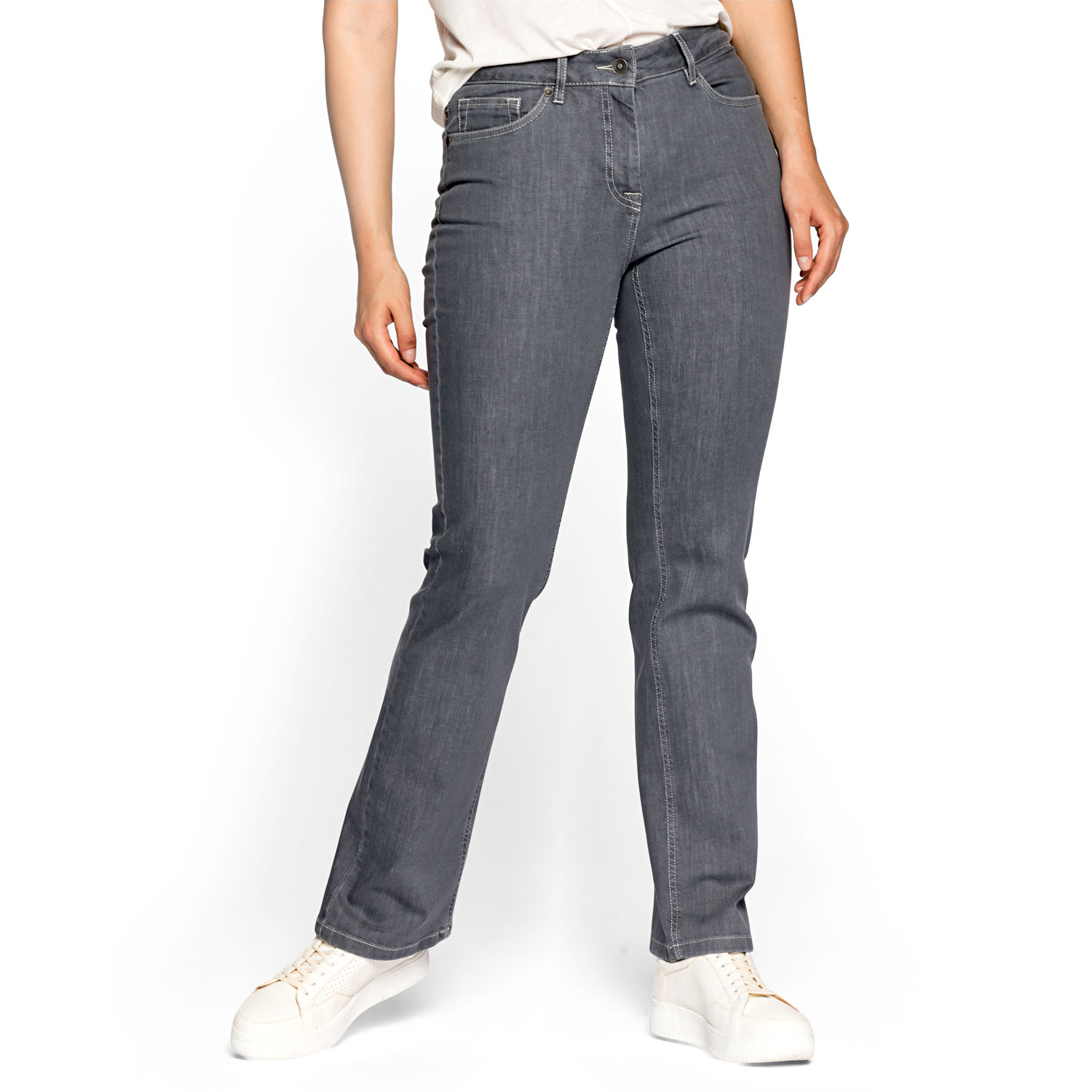 Jeans DIE GERADE aus Bio-Baumwolle