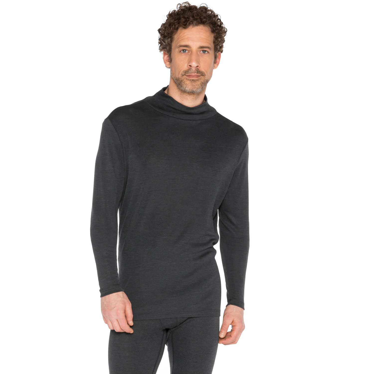 Funktionsrollkragenshirt aus Bio-Wolle und Bio-Seide Funktionsrollkragenshirt aus Bio-Wolle und Bio-Seide