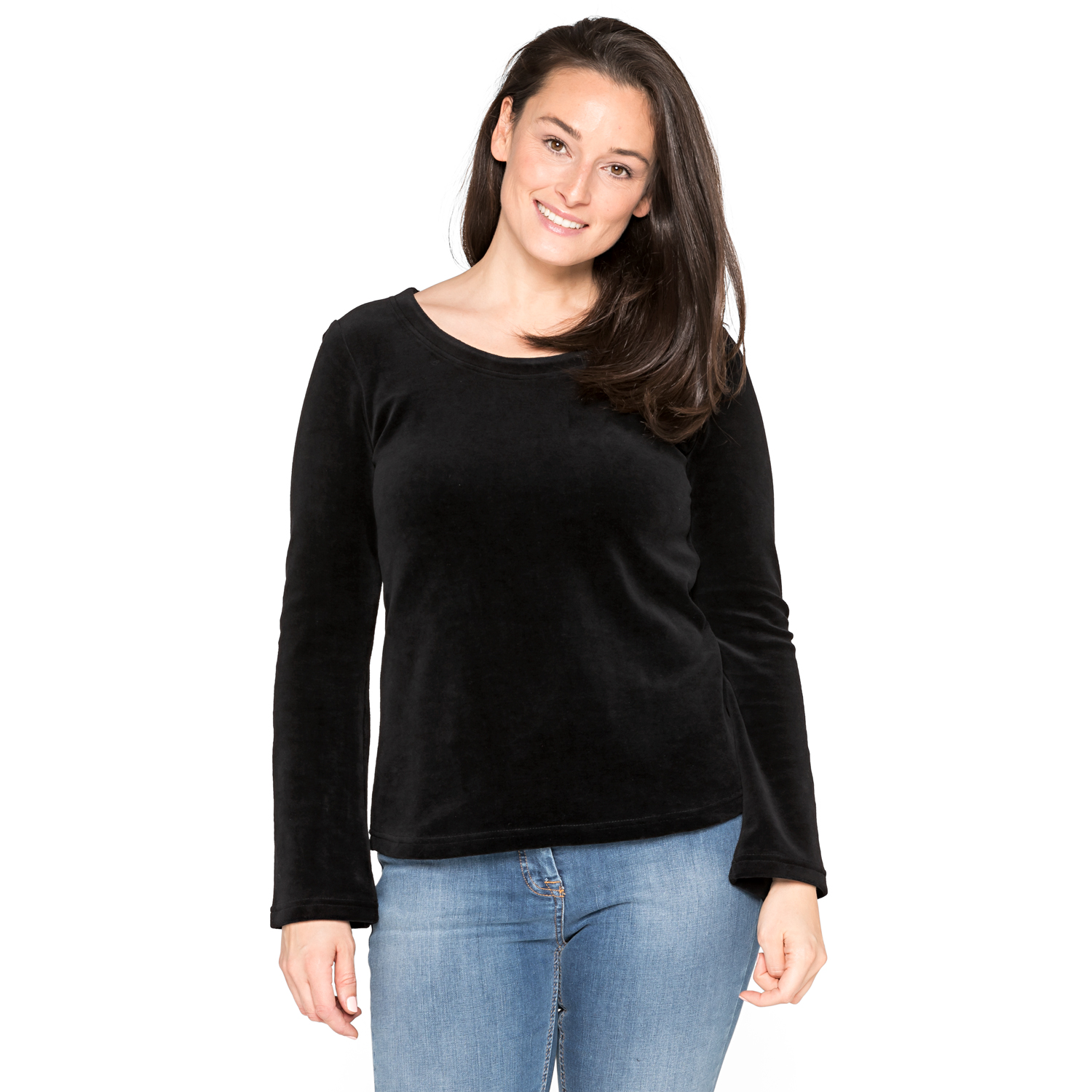 Nicki-Shirt, Langarm aus Bio-Baumwolle