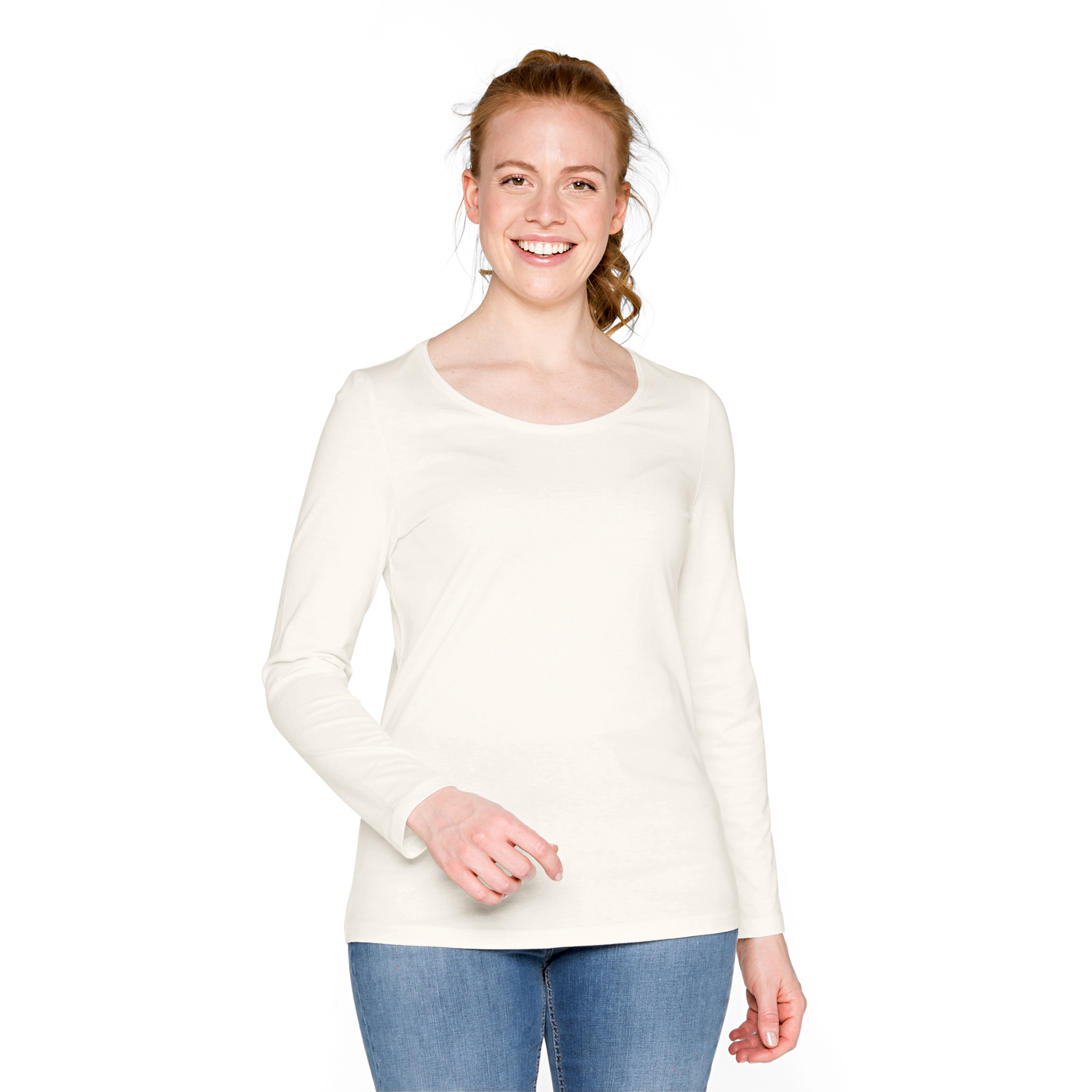 Langarmshirt aus reiner Bio-Baumwolle