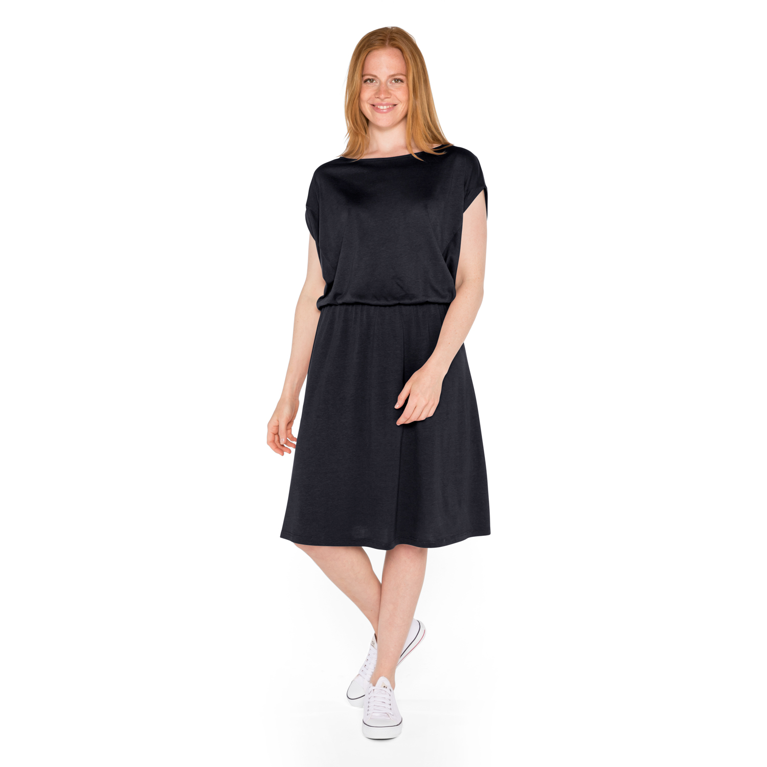 Jerseykleid aus TENCEL™ Lyocell mit Bio-Baumwolle Jerseykleid aus TENCEL™ Lyocell mit Bio-Baumwolle