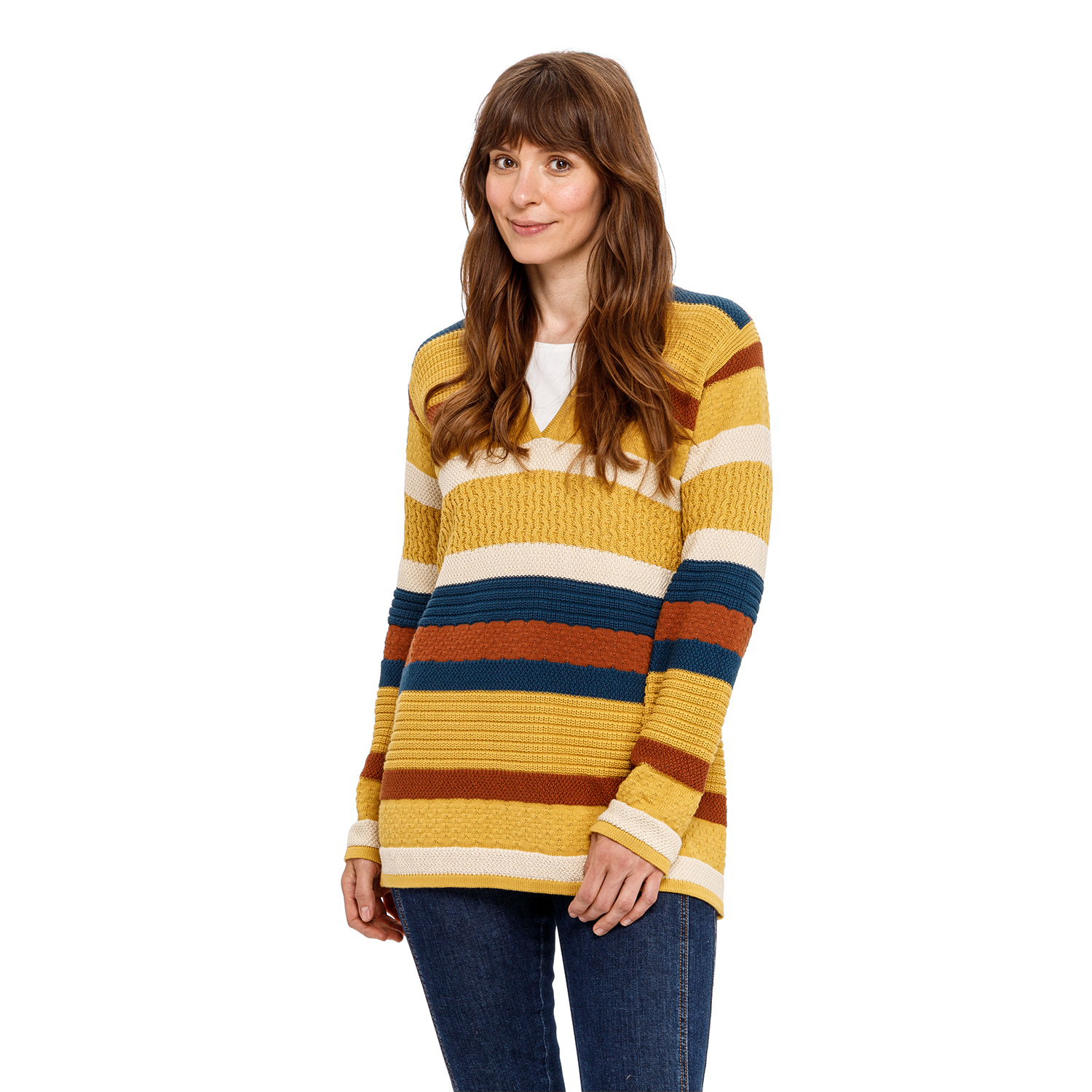 Pullover aus Bio-Baumwolle mit Wolle