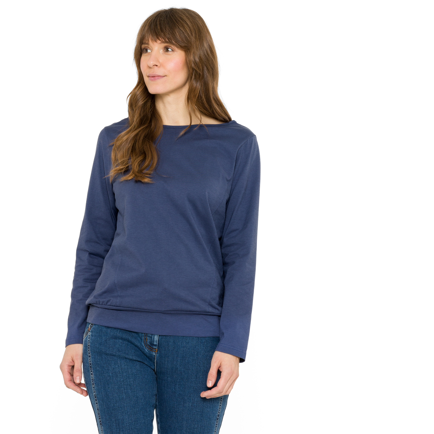 Langarmshirt aus reiner Bio-Baumwolle