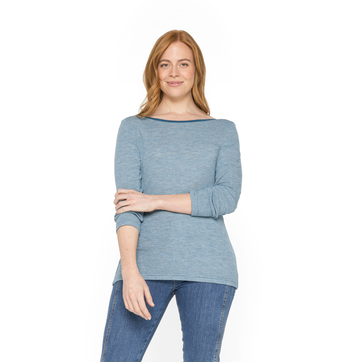Ringelshirt aus reiner Bio-Schurwolle