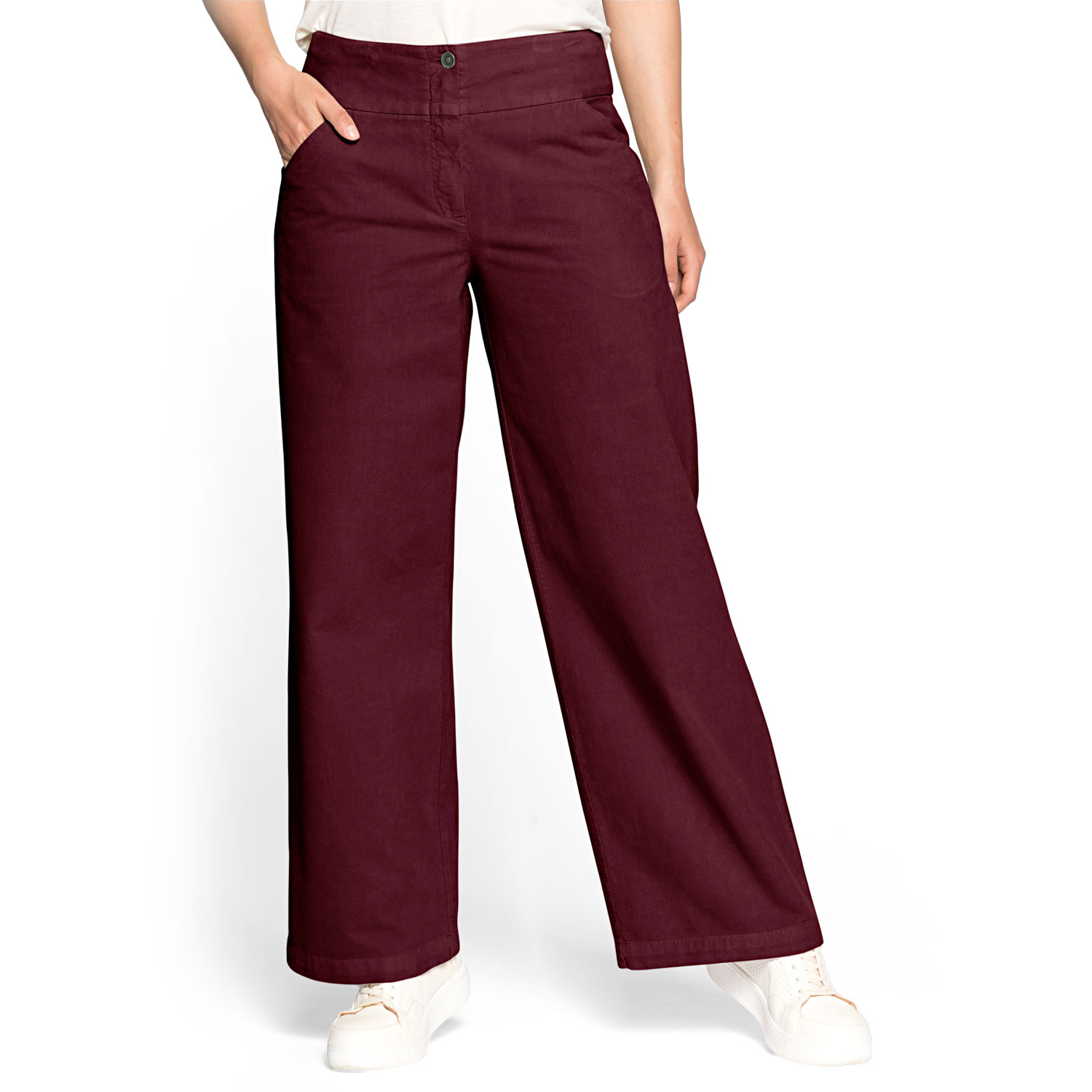 Velvetonhose MARLENE aus Bio-Baumwolle